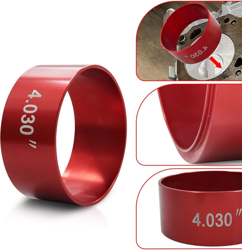 LVOUP Engine Piston Ring Compressor Tool Compatible for 4.030 Inch Bore Tapered - Image 4